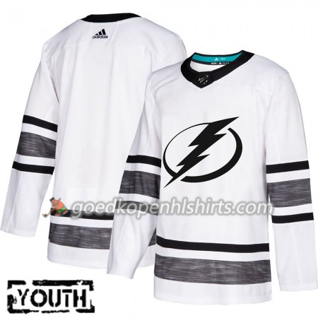 Tampa Bay Lightning Blank 2019 All-Star Adidas Wit Authentic Shirt - Kinderen